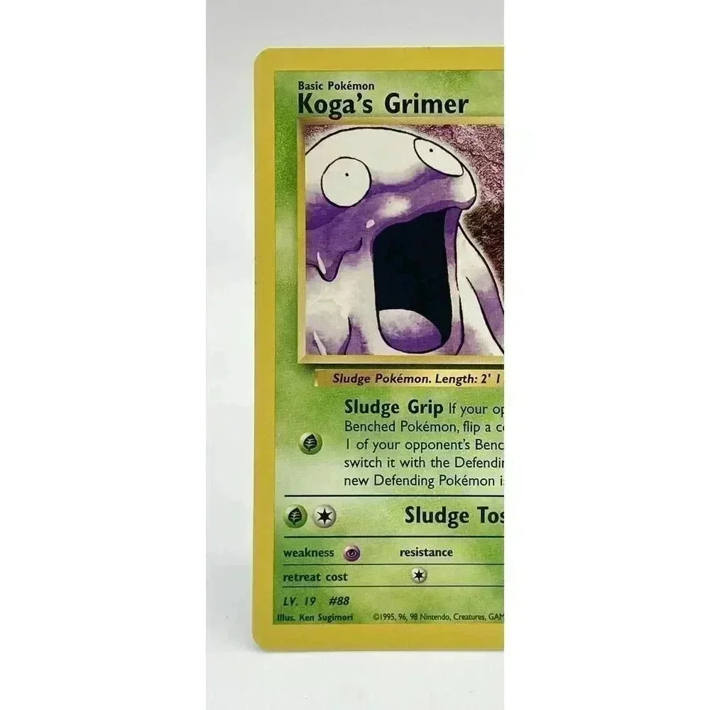 Koga's‎ Grimer 78/132 Gym Challenge Unlimited Non Holo Vintage 2000 Pokemon NM